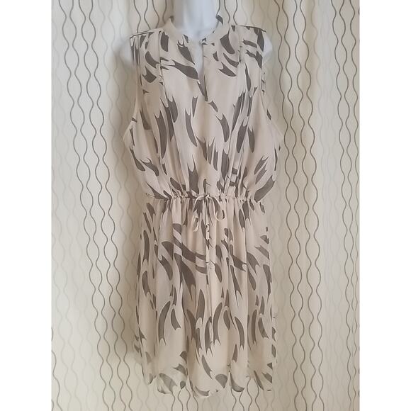 Nine West Women's Dress White/Cream Black Stripes Sheer Lined Size XXL - Picture 2 of 16